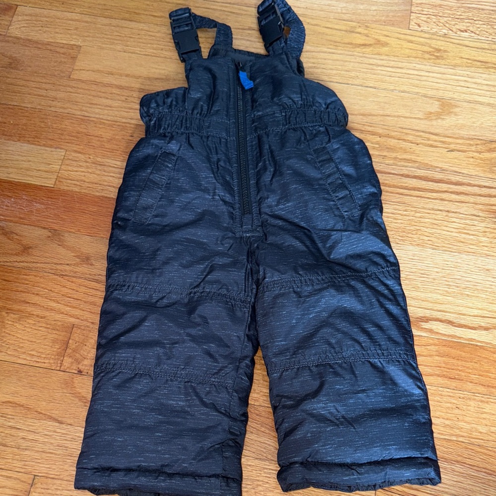 London Fog Black Kids Overalls snow pants